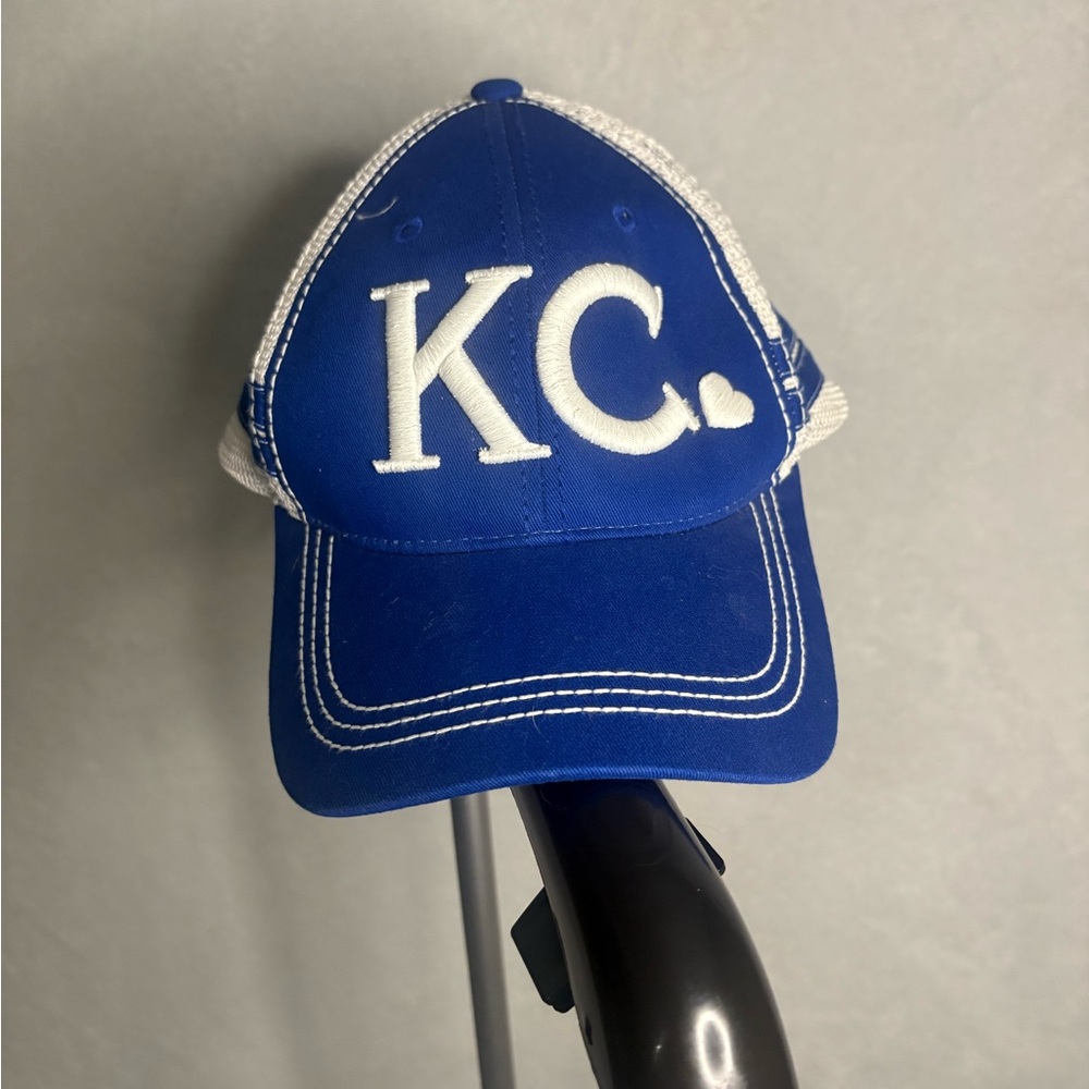 KC Blue Mesh-Back Baseball Cap